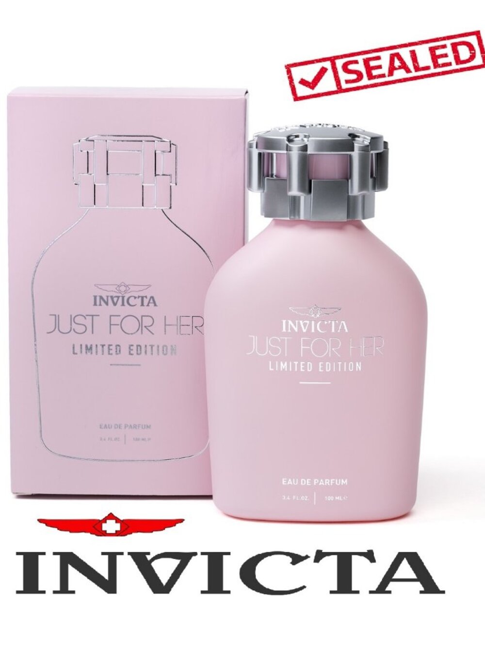 $119 Invicta Just For Her Women's Eau De Parfum 100ML Fragrance Limited Edition